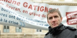 Stéphane Gatignon entame sa troisième journée de grève de la faim. (WITT/SIPA)